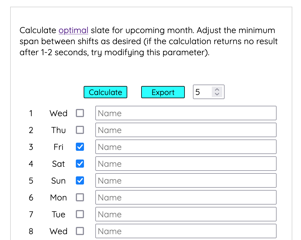 Scheduler App